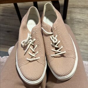 Nisolo Pink Knit Sneakers 6.5